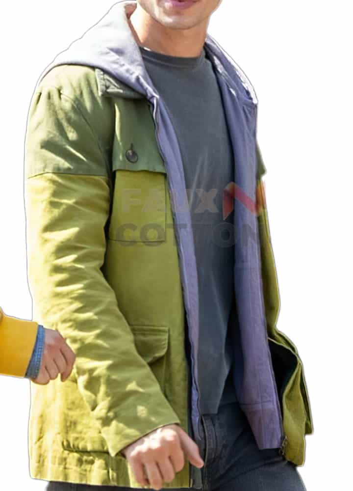 The Flash Ezra Miller (Barry Allen) Green Jacket